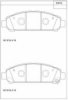 TOYOT 044650T010 Brake Pad Set, disc brake